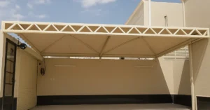 مظلات سيارات قماش